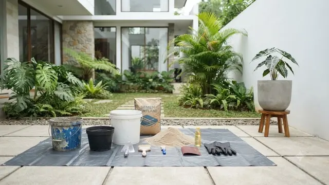 Persiapan Alat dan Bahan (AI Generated)
