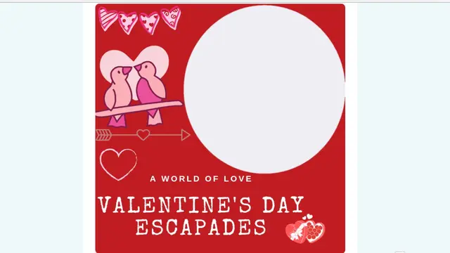 Twibbon Valentine Day atau Hari Valentine yang bisa kamu buat jelang 14 Februari.