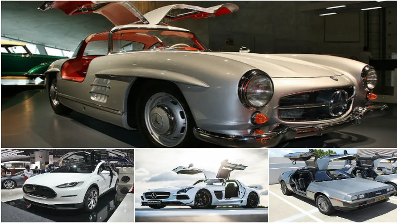Deretan Mobil Produksi dengan Pintu Gullwing