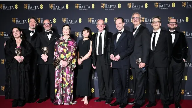 BAFTA 2025 di London, Inggris.  (JUSTIN TALLIS / AFP)