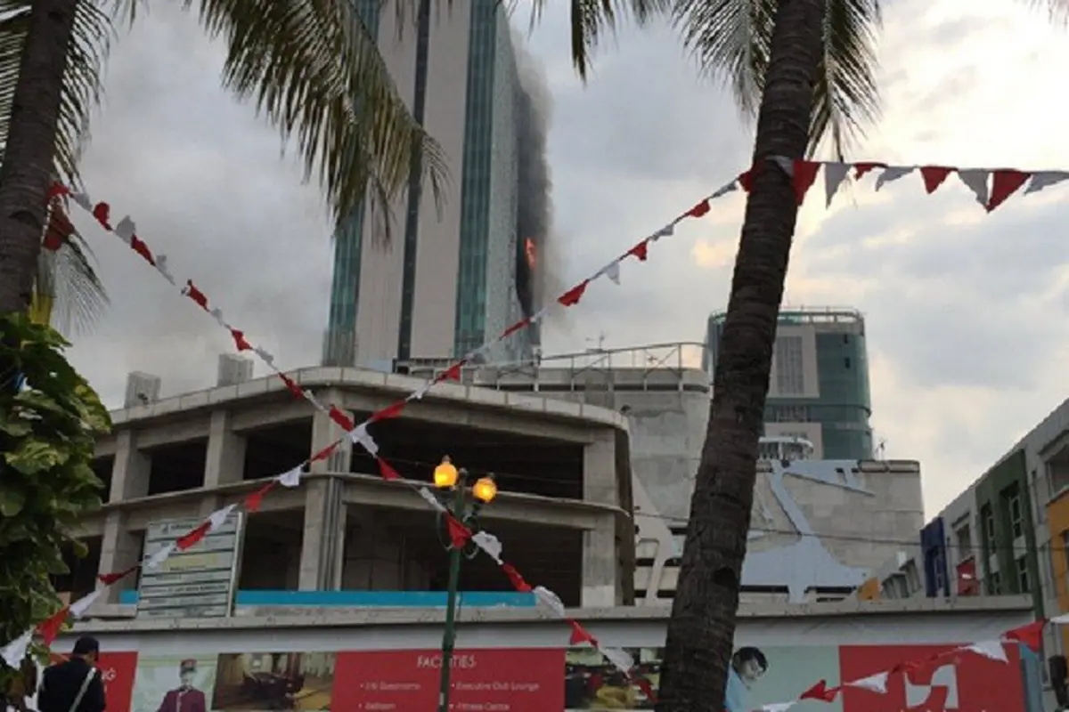 Kebakaran Hotel Swiss Bel Kelapa gading