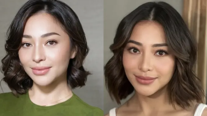 Tampilan Nikita Willy dengan potongan rambut pendek