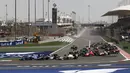 9.	Jalannya Race 2 balap GP2 di Sirkuit Internasional Sakhir, Bahrain. Minggu (19/4). (photo by gp2series)