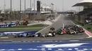 9.	Jalannya Race 2 balap GP2 di Sirkuit Internasional Sakhir, Bahrain. Minggu (19/4). (photo by gp2series)