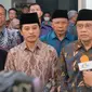 Wakil Menteri Kesehatan RI Dante Saksono Harbuwono menanggapi soal kasus jual beli ginjal usai peresmian gedung utama RS Muhammadiyah Taman Puring, Jakarta pada Minggu, 23 Juli 2023. (Dok Kementerian Kesehatan RI)