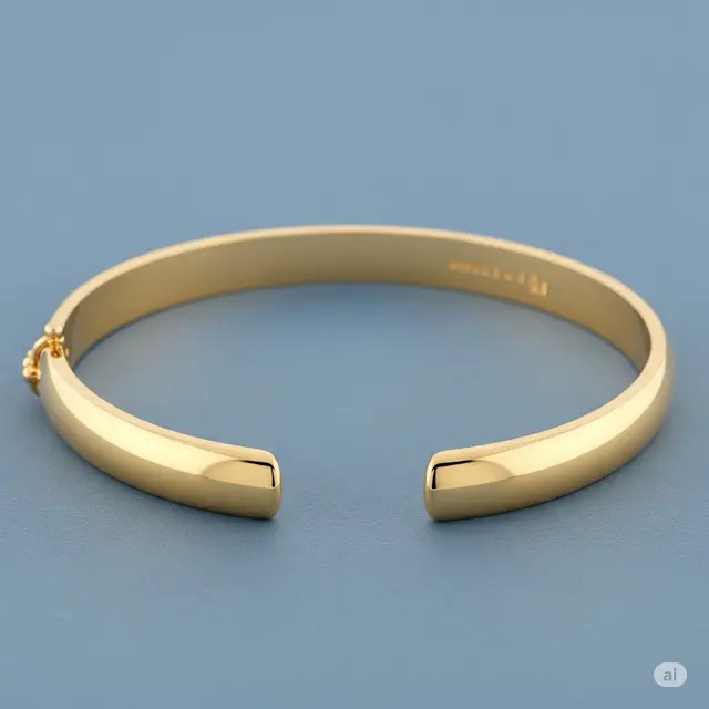 Model Gelang Emas Bangle 6 Gram Paling Memikat.