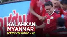 Berita video highlights laga kemenangan Timnas Indonesia U-23 atas Myanmar U-23 dengan skor 3-1 di Grup A sepak bola putra SEA Games 2021, Minggu (15/5/2022) sore hari WIB.