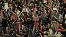 Suasana kemeriahaan saat acara promosi NBA di Kolese Kanisius, Jakarta, Jumat (2/2/2018). Pengenalan NBA ke sekolah ini untuk meningkatkan animo generasi muda Indonesia untuk semakin mengenal dan mencintai basket. (Bola.com/M Iqbal Ichsan)