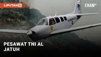 Pesawat Latih Bonanza G-36 Jatuh di Perairan Selat Madura