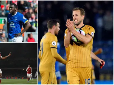 Berikut daftar lima top skorer Premier League sementara, Harry Kane mengambil alih posisi pemuncak daftar pencetak gol terbanyak melewati koleksi striker Everton, Romelu Lukaku. 