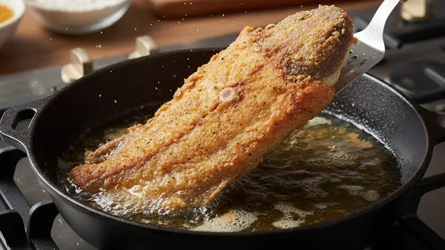 Trik Menggoreng Ikan Lele (Foto: Gemini AI)