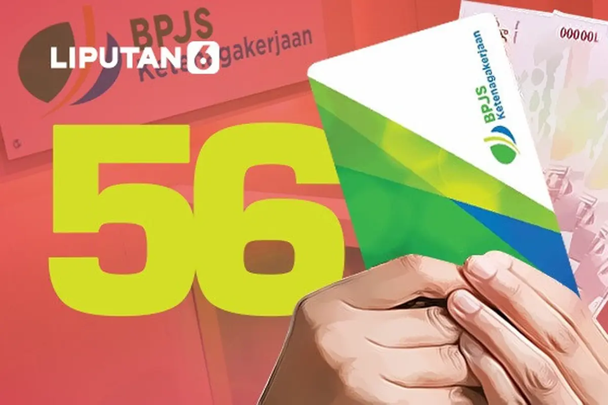 Banner Infografis Aturan Baru Pencairan Dana JHT di Usia 56 Tahun. (Liputan6.com/Abdillah)