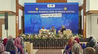 Literasi Digital untuk Masyarakat bertema &ldquo;Tangkal Radikalisme di Media Digital&rdquo; digelar di Aula Rumoh PMI, Banda Aceh, Selasa (23/1/2024).