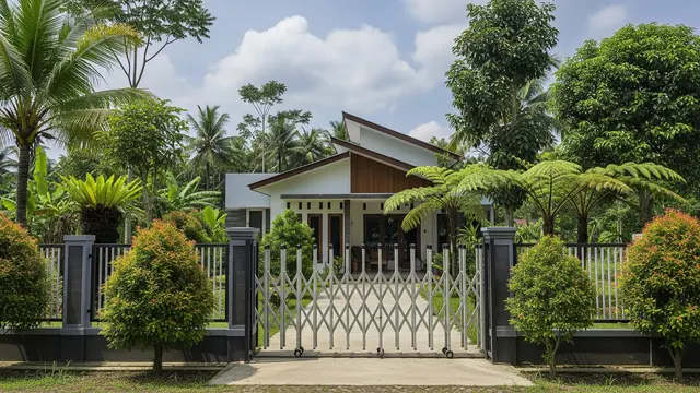 Pagar Rumah dari Pipa PVC