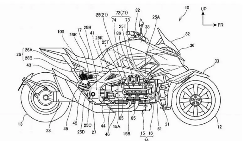 Dokumen Paten Honda Roda Tiga Hybrid