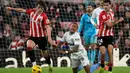 Girona menelan kekalahan 2-3 dari Athletic Bilbao. (ANDER GILLENEA/AFP)