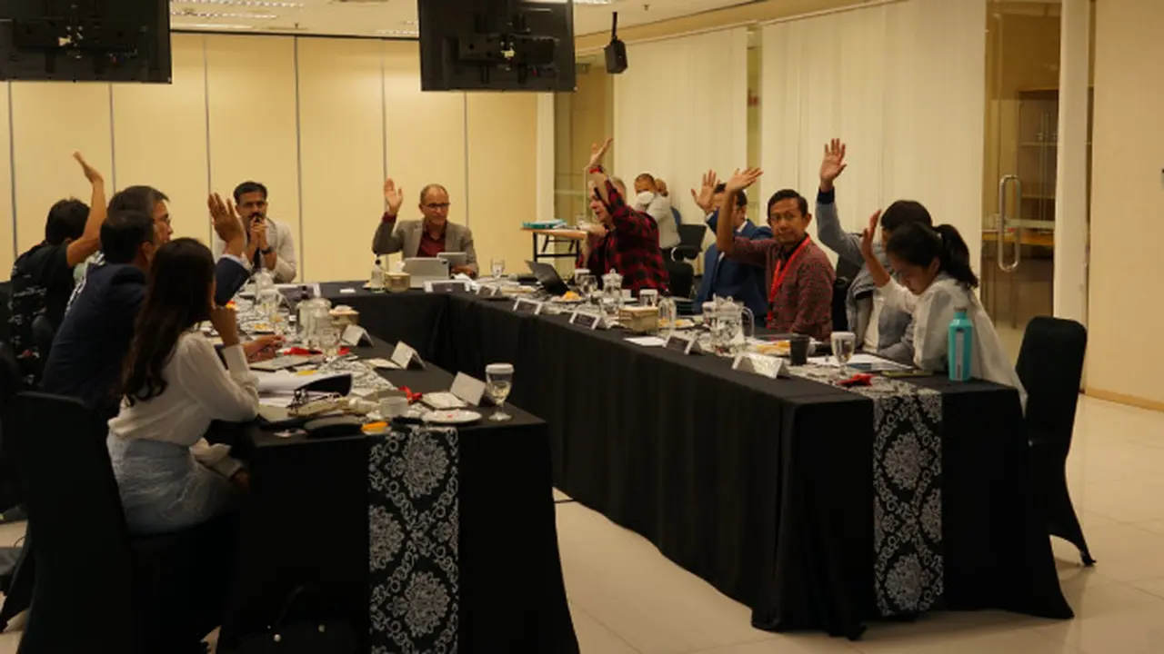 Pertemuan para juri untuk menentukan pemenang penghargaan MMA Smarties Awards 2022