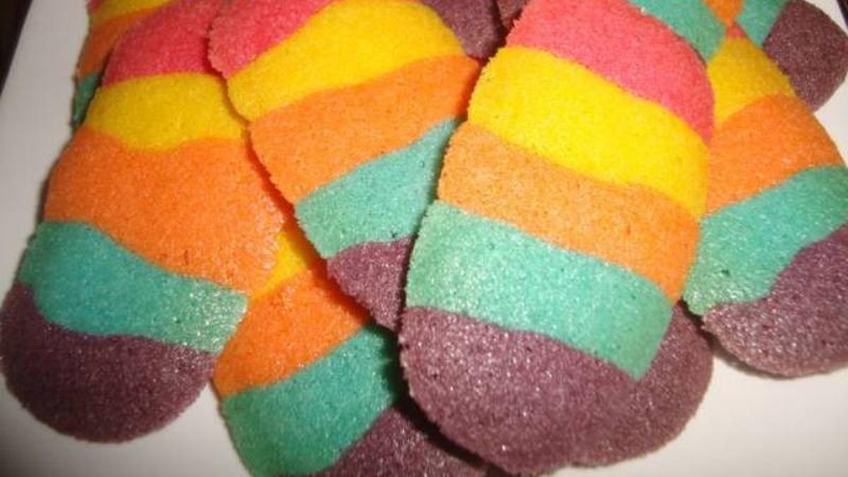 Resep Kue Lidah Kucing Pelangi, Cara Membuatnya Mudah dan Tidak Ribet