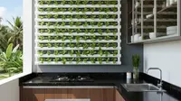 8 Inspirasi Desain Dapur Semi Terbuka Menyatu dengan Kebun Sayur Mini, Bikin Rumah Sehat dan Asri