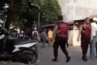 viral keributan di markas mata elang di Jakarta Timur. (tangkapan layar Instagram)