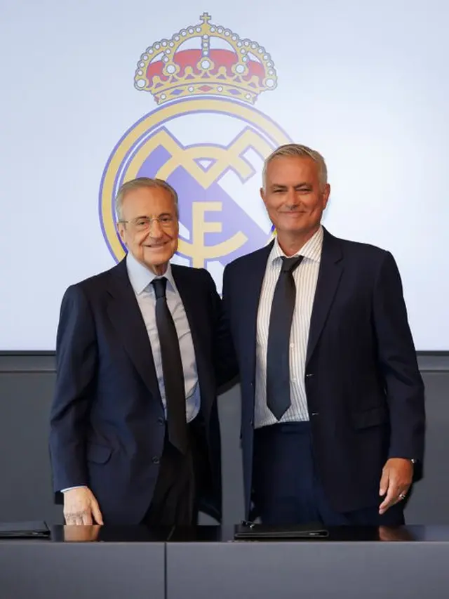 Jose Mourinho dan Florentino Perez