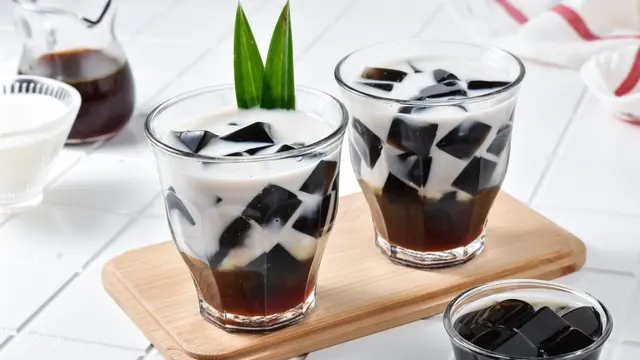 es cincau hitam gula merah