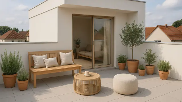 Model Rumah Minimalis Dengan Rooftop Garden/ChatGPT