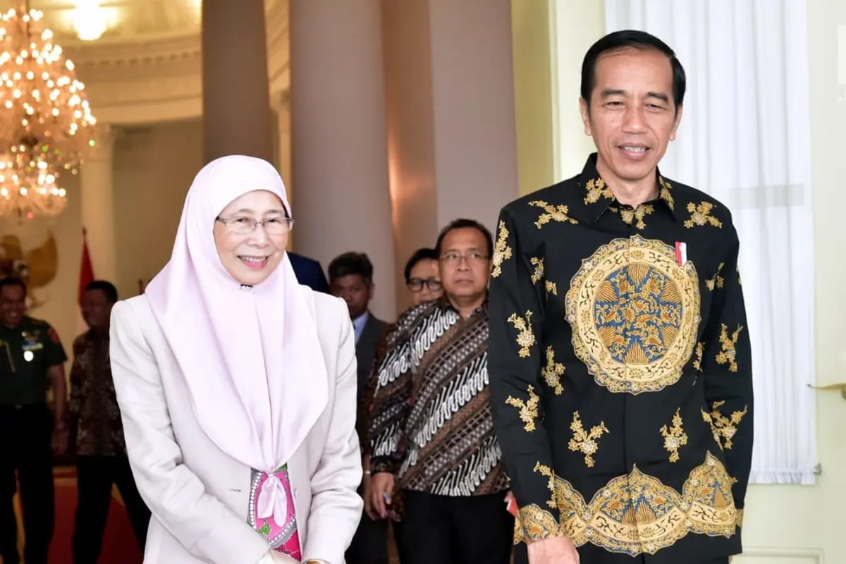 Jokowi Terima Kunjungan Deputi Perdana Menteri Malaysia Wan Azizah Wan Ismail