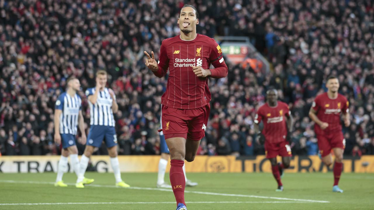 Virgil van Dijk Borong 2 Gol, Liverpool Taklukkan Brighton