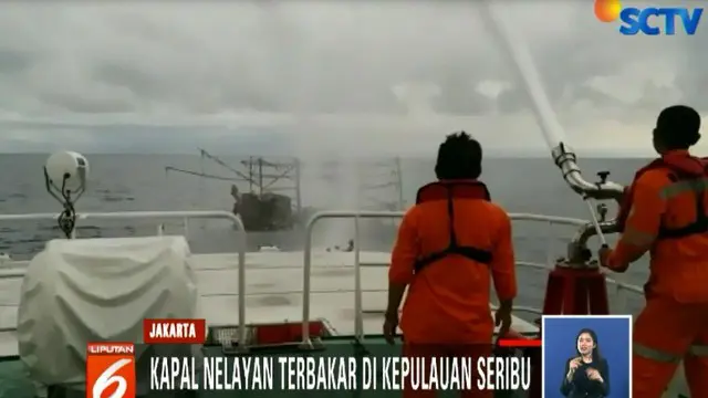 Usai pemadaman, Tim Basarnas mengevakuasi tiga korban meninggal dunia. Total ada 17 nelayan di dalam kapal, 14 lainnya selamat.