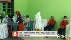 Sebanyak 150 orang warga Sidoarjo menjalani rapid test dan swab di GOR Sidoarjo. Rapid test dan uji swab tersebut merupakan program dari Dinas Kesehatan Provinsi Jawa Timur. Rapid dan swab test tersebut dikhususkan untuk pasien dengan status ODP atau...