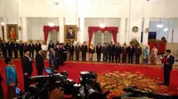 Presiden Jokowi melantik 6 duta besar RI (Liputan6.com/ Ahmad Romadoni)