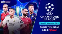 Liga Champions 2024/25 di Vidio. (sumber: dok. vidio.com)