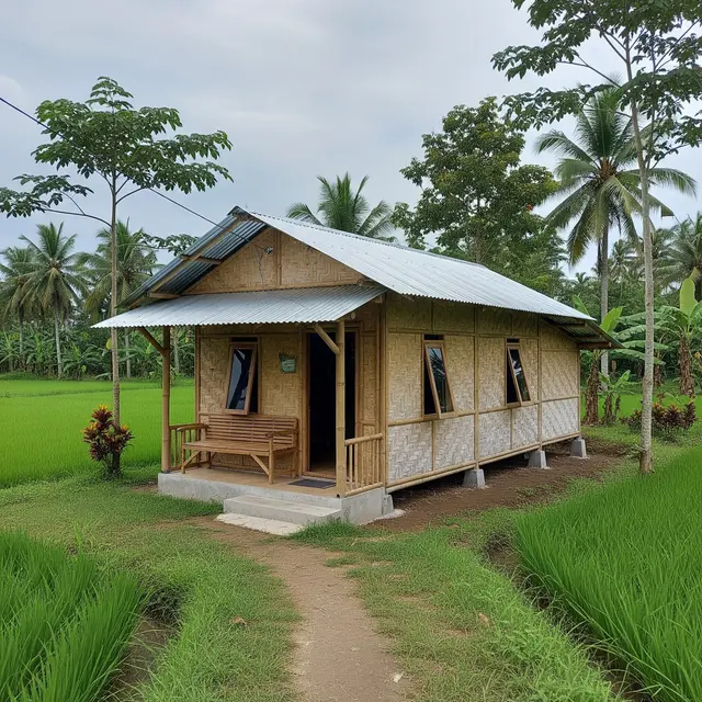 9 Model Rumah 1 Lantai Biaya Rp30 Juta di Desa, Strategi Hemat dan Desain Simple