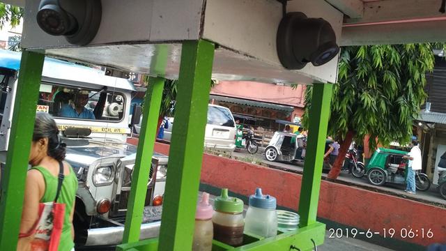 gerobak gorengan dipasang CCTV