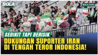 Meski Sedikit, Suporter Timnas Futsal Iran Tetap Berisik di Indonesia Arena