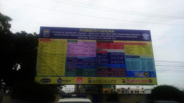 Tarif Baru STNK
