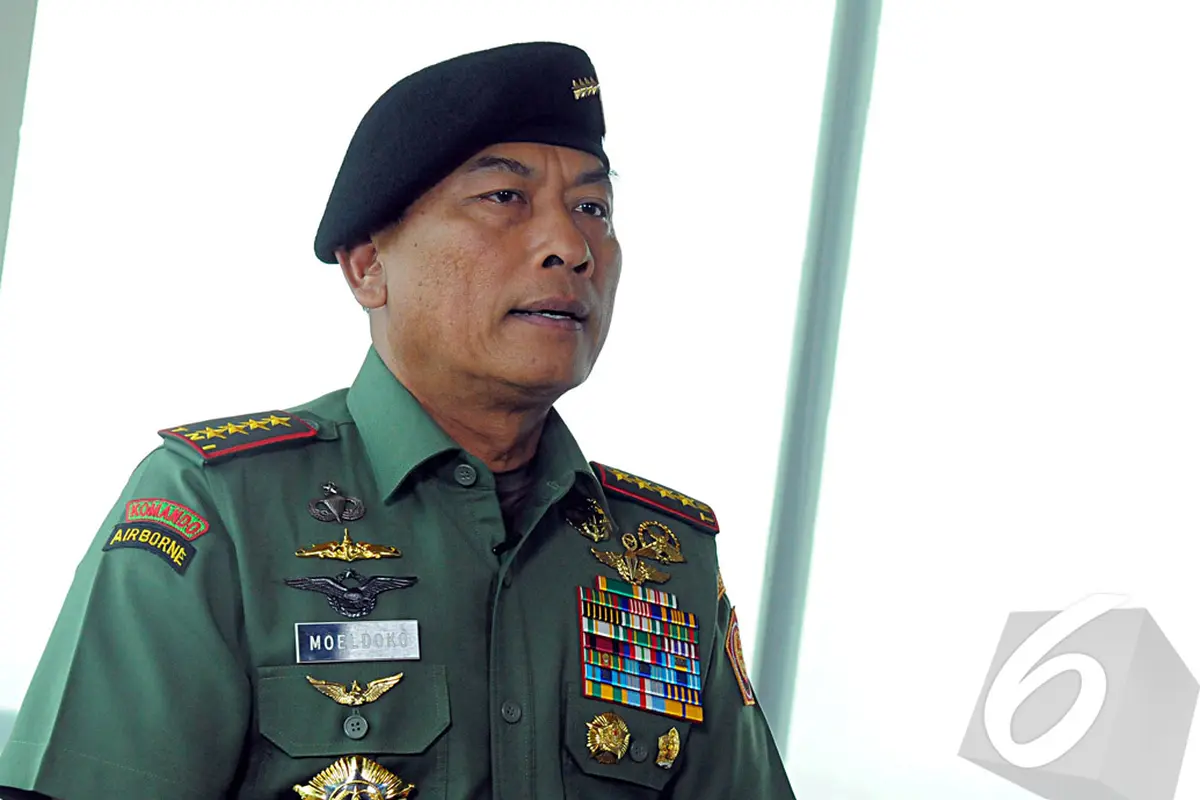 Panglima TNI Jenderal Moeldoko Pastikan Pelantikan Jokowi Aman