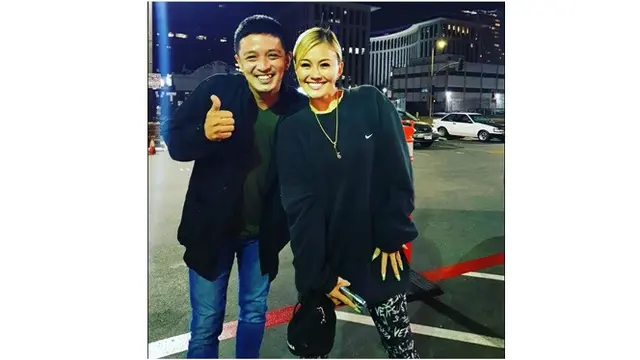 Reuni di Amerika, Ini 6 Potret Eza Yayang dan Agnez Mo dari Teman Duet Hingga Kini