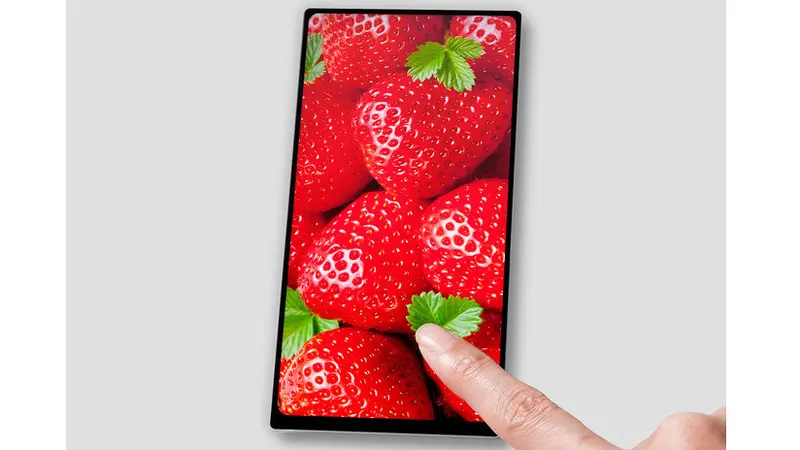 Ilustrasi Layar Bezel-less