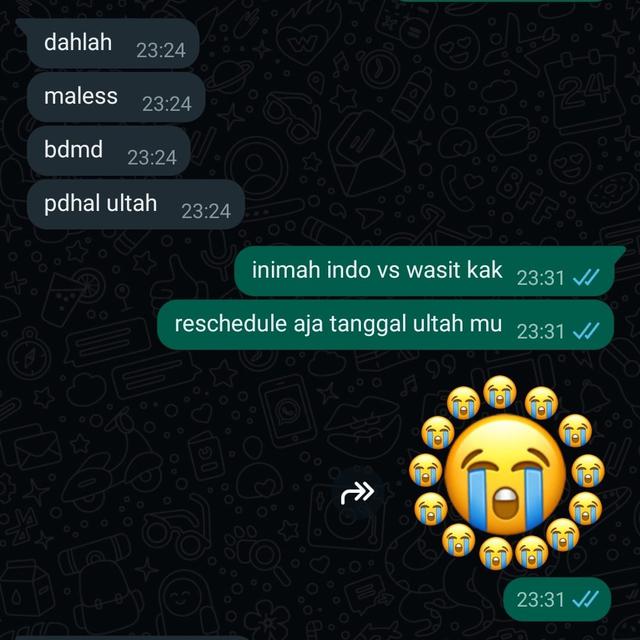 6 Chat Cowok Luapkan Emosi ke Pacar Usai Indonesia Kalah Ini Kocak