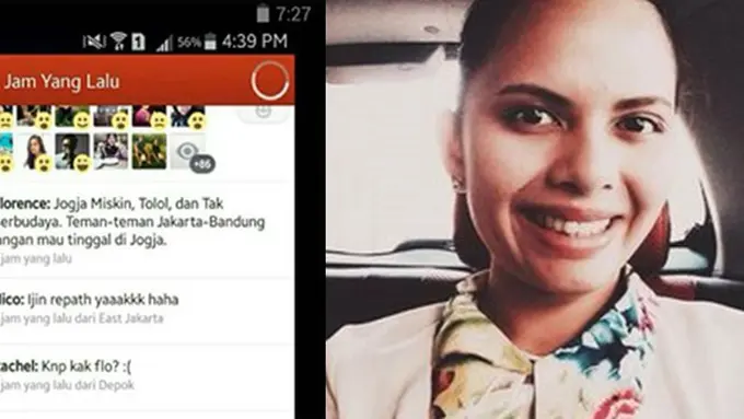 Photo copyright Path & Facebook/Florence Sihombing