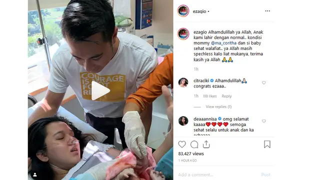 Eza Gionino dan Meiza Aulia Coritha