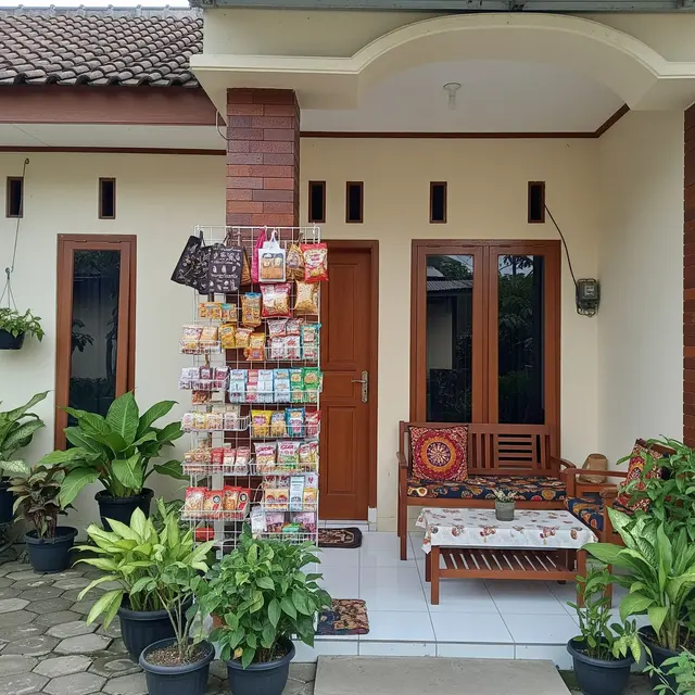 9 Desain Teras Multifungsi untuk Jualan Sekaligus Santai di Rumah Kecil, Solusi Cerdas