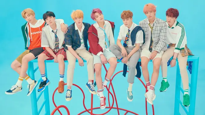[Bintang] Penampilan Enerjik BTS di Video Dance Idol