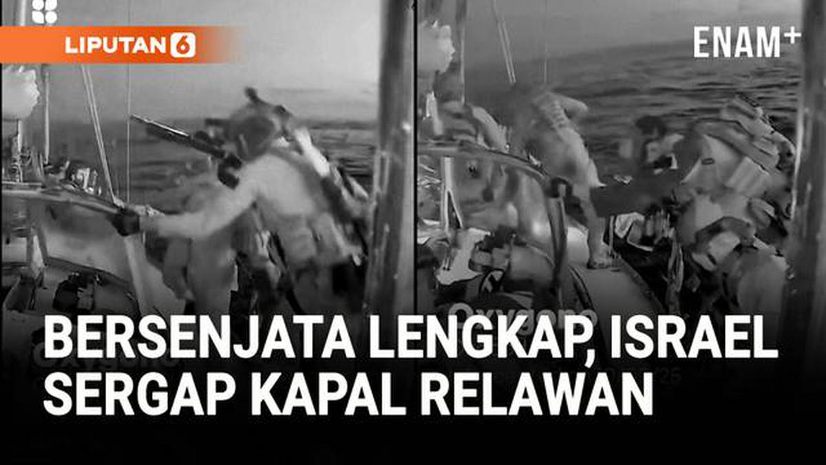 VIDEO: Momen Militer Israel Sergap Kapal Aktivis di Tengah Laut