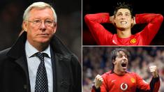 Berikut ini tujuh penyerang Manchester United yang pernah menjadi andalan dari Sir Alex Ferguson. Salah satunya ada nama Cristiano Ronaldo yang kini bermain untuk Real Madrid. (Kolase foto-foto dari AFP)