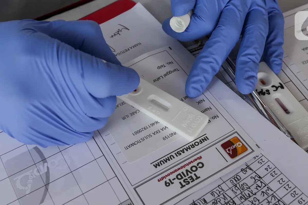 Ilustrasi Rapid Test Massal di Pamulang