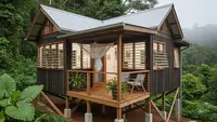 10 Konsep Rumah Panggung Mini Cocok untuk Daerah Lembap, Visual Memikat