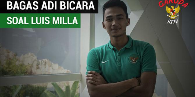 VIDEO: Luis Milla di Mata Bagas Adi Nugroho, Bek Timnas Indonesia